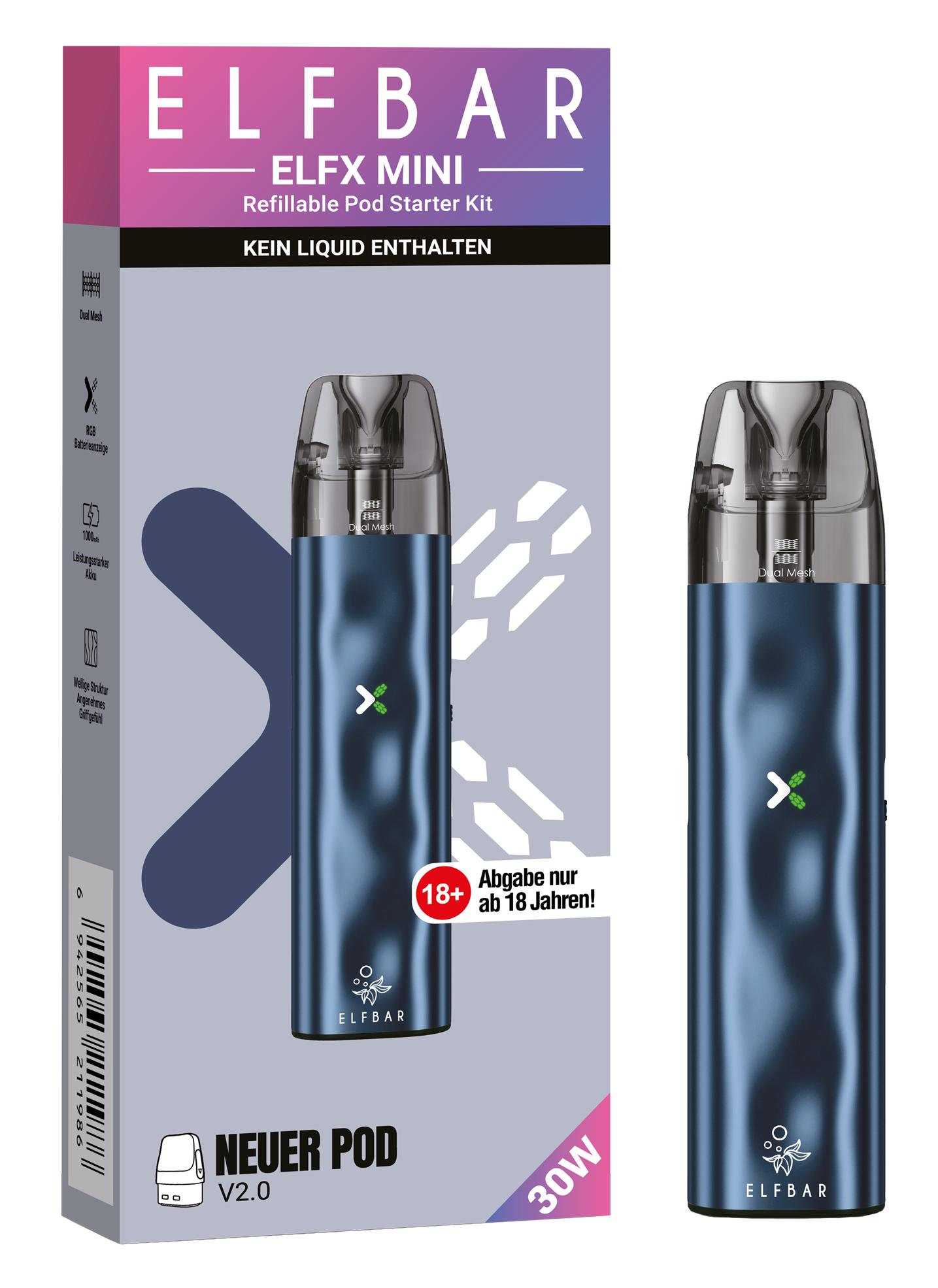 Elfbar Elfx Mini Set Ocean 1 Packung 1 Stück