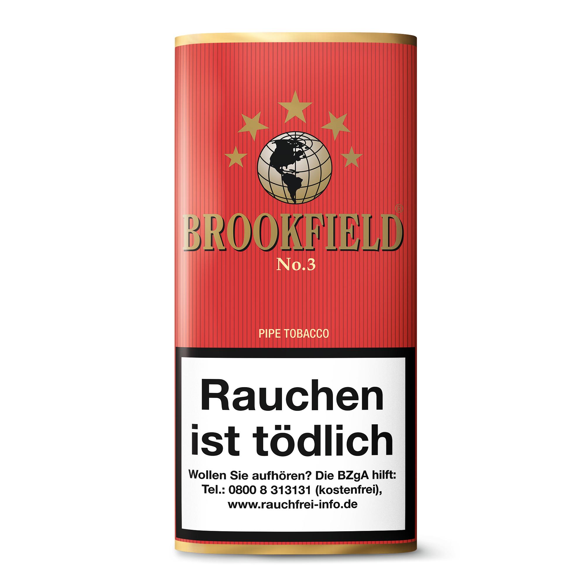 Brookfield Pfeifentabak No. 3 1 Gebinde 5x50 Gramm