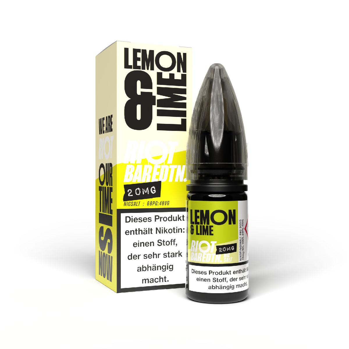 Riot Salt Lemon & Lime  Liquid 20mg 1 Stück