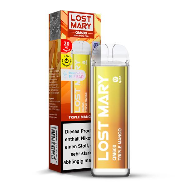 Lost Mary QM600 Triple Mango 1 Packung 1 Stück