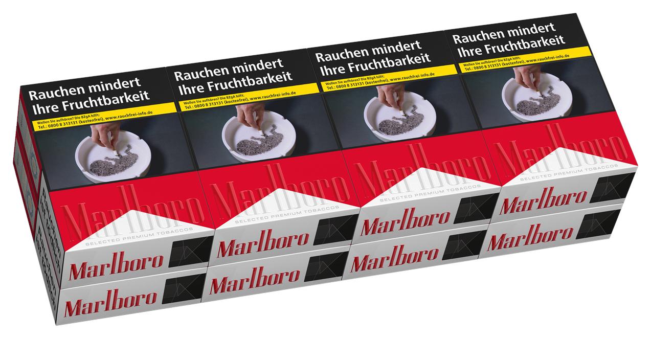 Marlboro Red 4XL Zigaretten 1 Stange 8x34 Stück