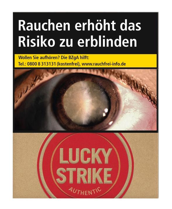 Lucky Strike Authentic Red Xtra 1 Packung 34 Stück