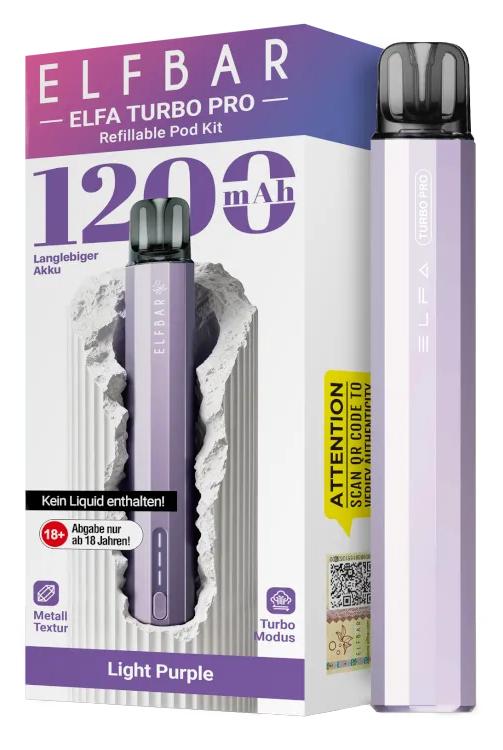 Elfa Turbo Pro Set Light Purple 1 Packung 1 Stück