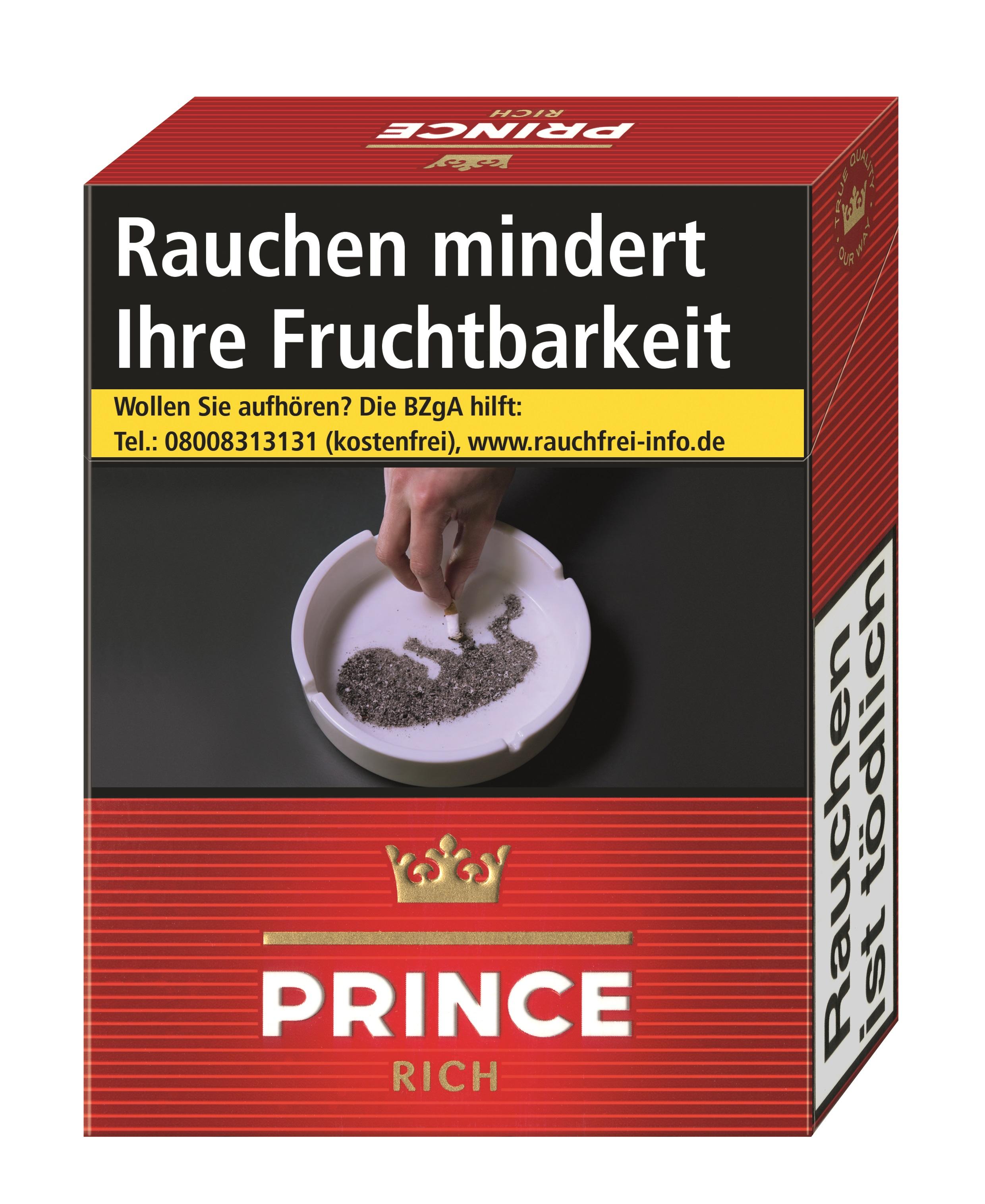 Prince Zigaretten Rich Taste Rot Big Pack 1 Packung