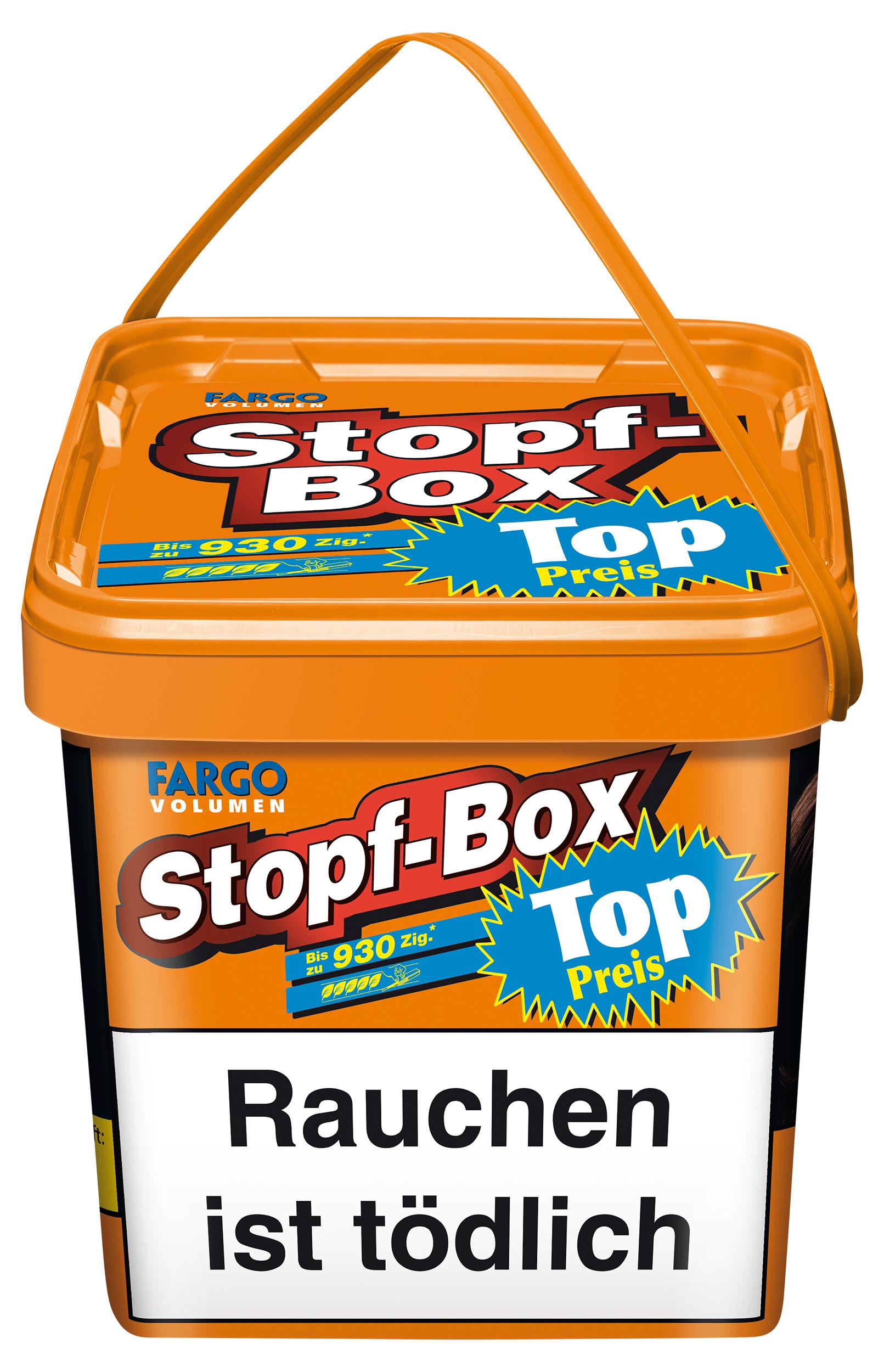 Fargo Volumentabak Stopf-Box Orange  1 Eimer 400 Gramm