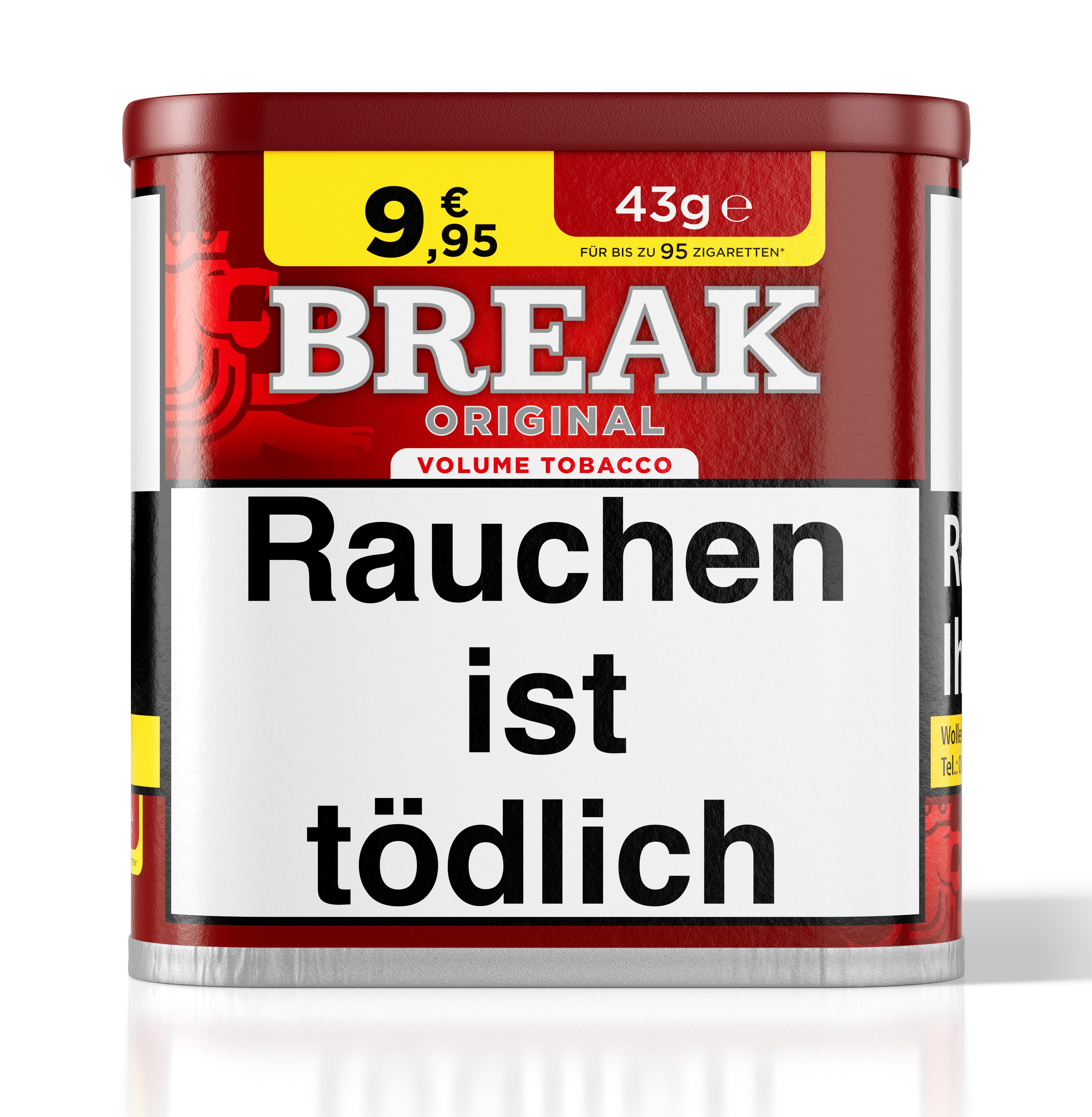 Break Volumentabak Original 1 Dose 43 Gramm