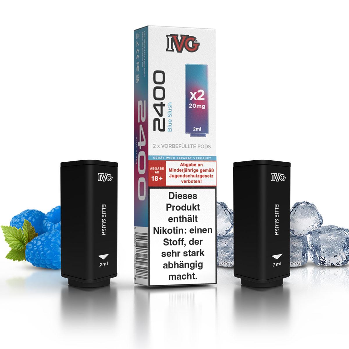 IVG 2400 Pod Blue Slush 20mg/ml 1 Packung 2 Stück