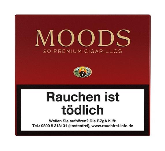 Dannemann Moods Zigarillos ohne Filter 1 Packung 20 Stück