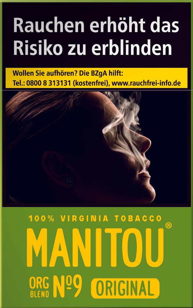 Manitou Zigaretten Organic No. 9 Green 1 Packung