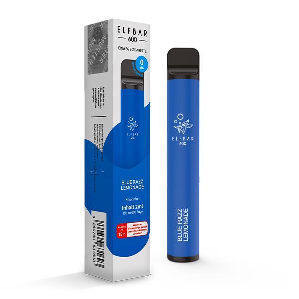Elfbar 600 Blue Razz Lemonade nikotinfrei 1 Packung