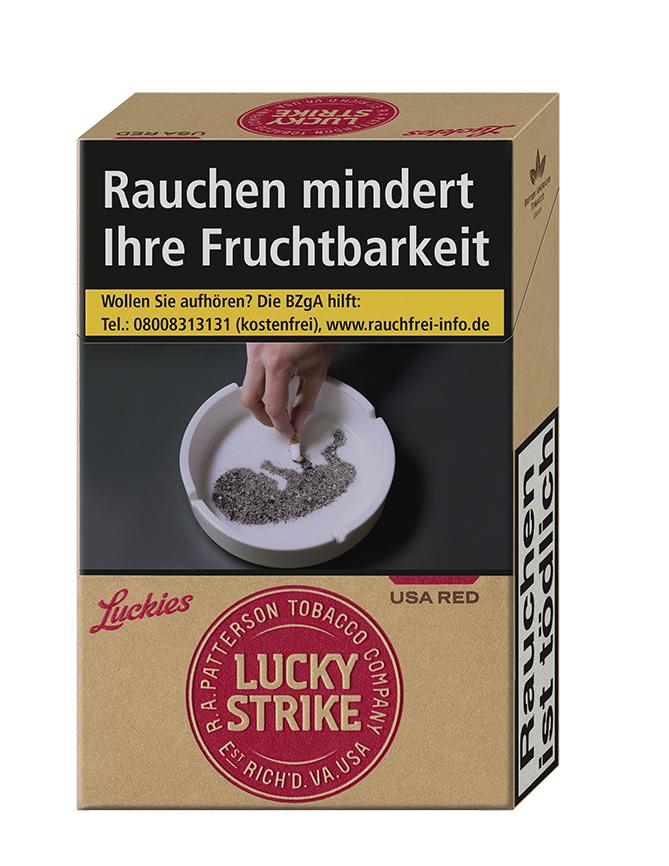 Lucky Strike Zigaretten Authentic Red L 1 Stange