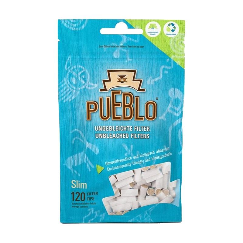 Pueblo Slim Filter ungebleicht 6mm 1 Packung