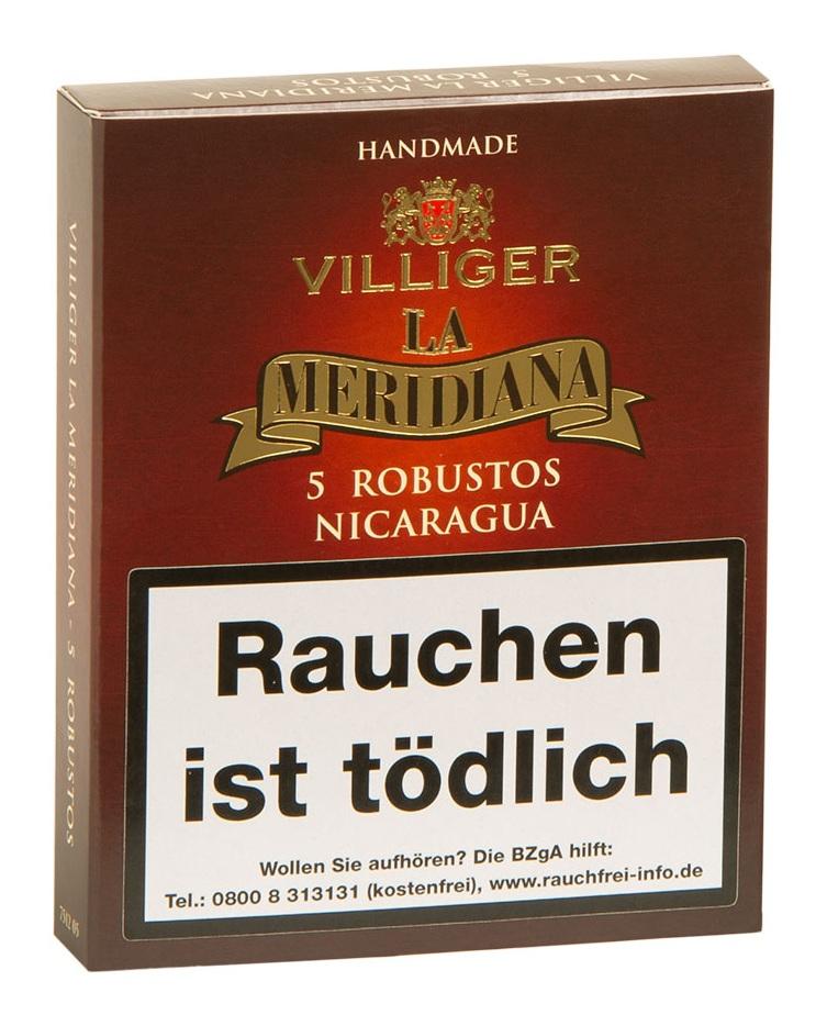 Villiger La Meridiana Robusto Zigarren  1 Packung 5 Stück