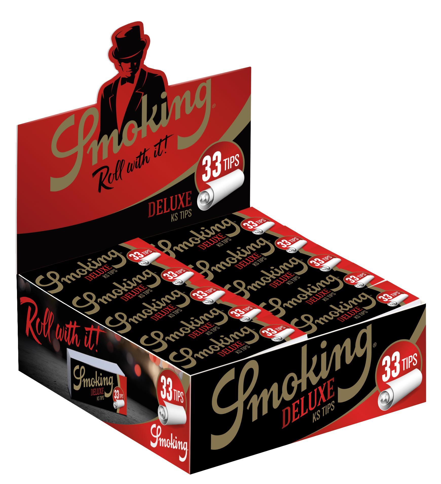 Smoking Deluxe Tips King Size Filter 1 Stange 50x33 Stück