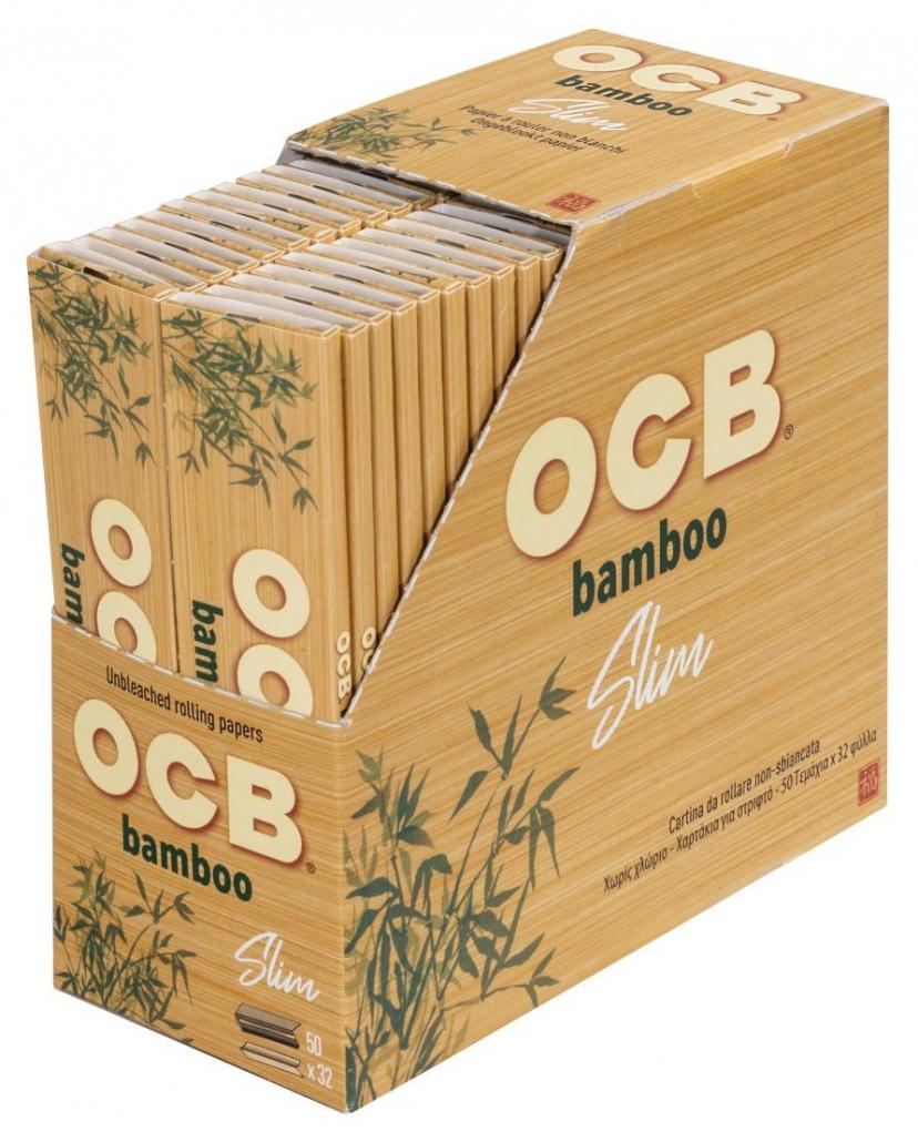 OCB Bamboo Slim Zigarettenpapier 1 Stange 50x32 Stück