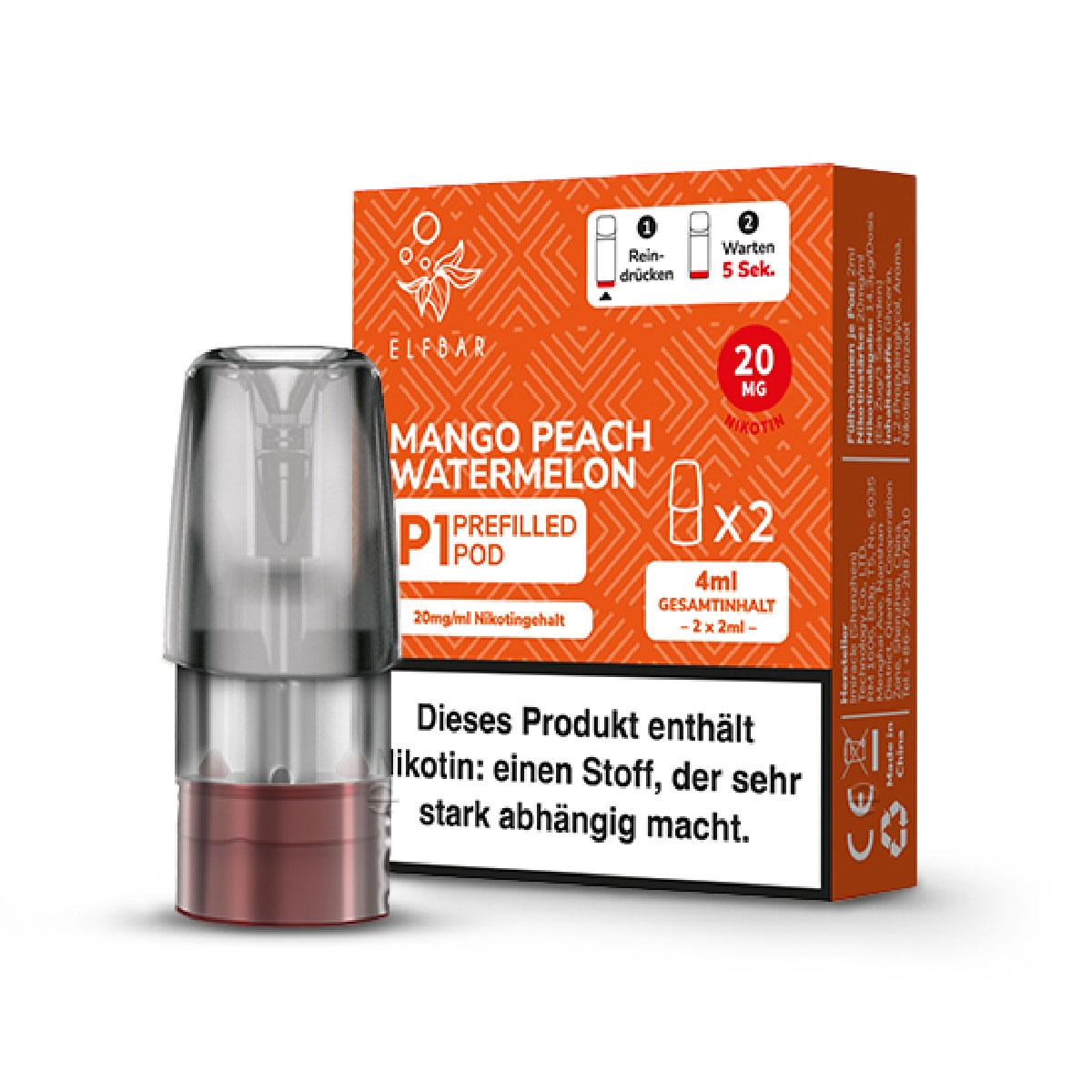 Elfbar Mate 500 Mango Peach Watermelon 20mg/ml  1 Packung