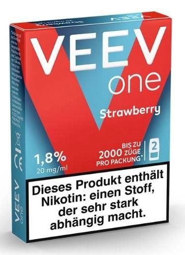 VEEV One Pod Strawberry 20mg 1 Packung 2 Stück