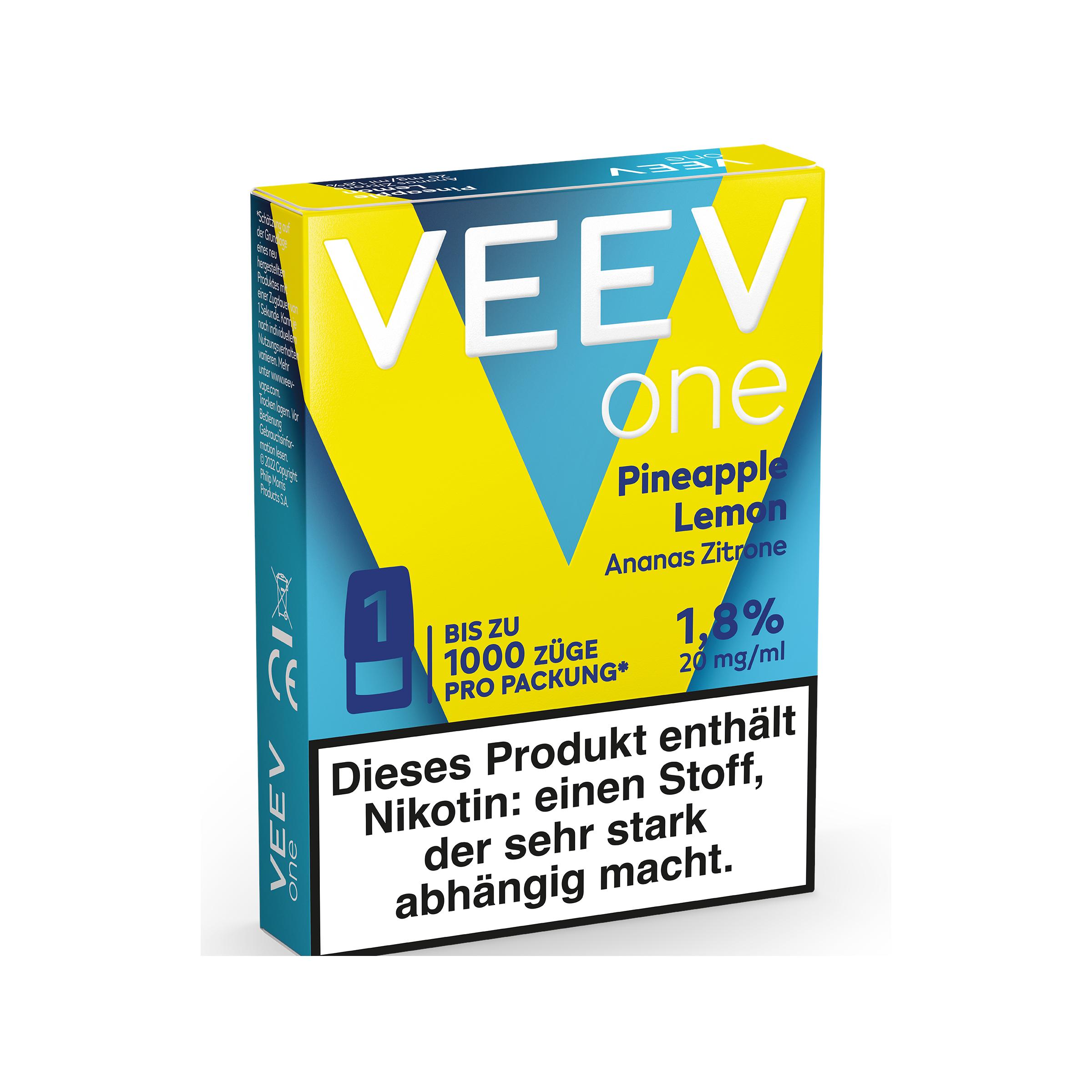 Veev Pod Pineapple Lemon 20mg 1 Packung