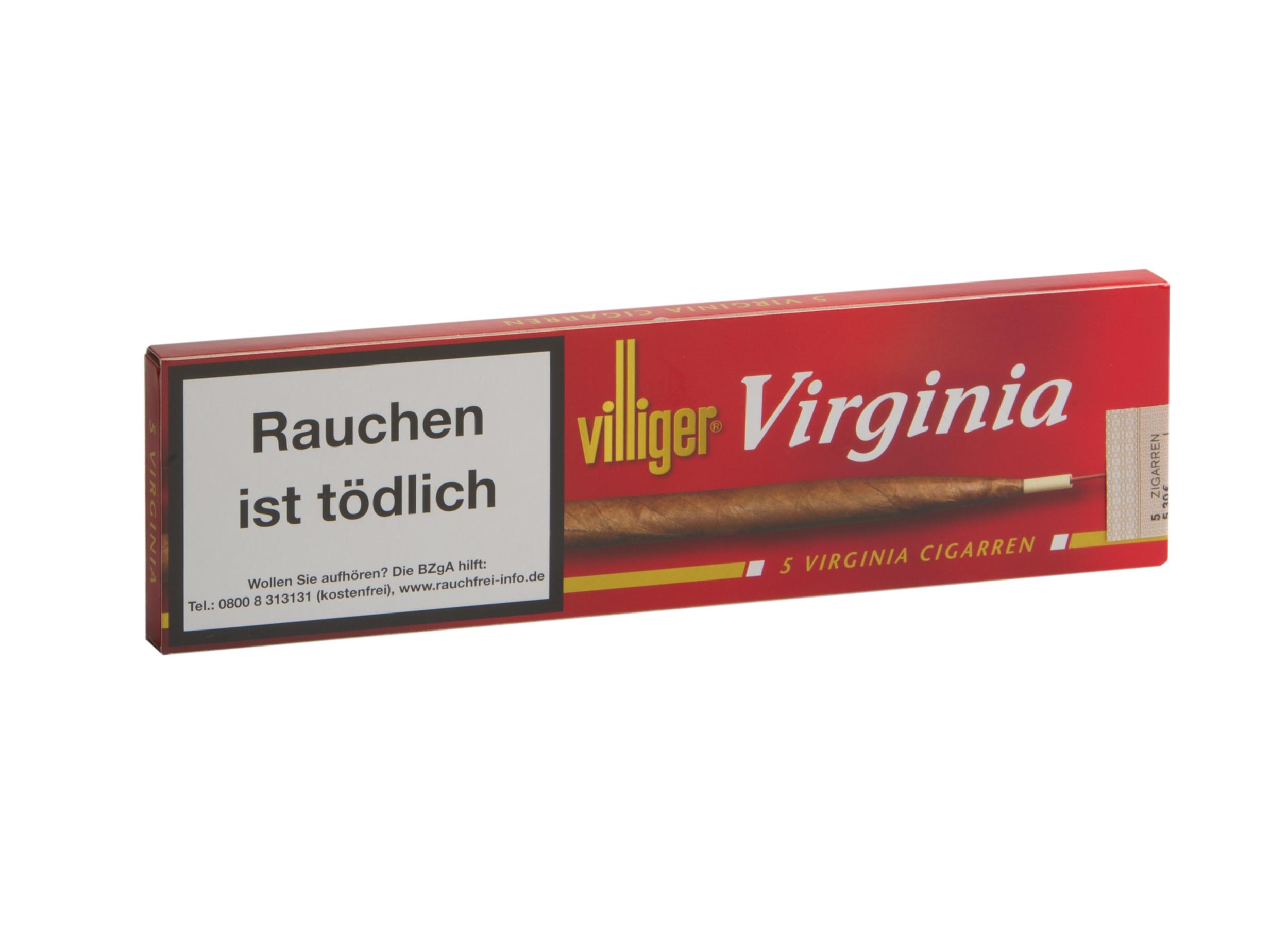 Villiger Zigarren Virginia 1 Stange 5x5 Stück