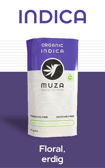 MUZA Indica terpenreicher Tabakersatz 1 Pouche