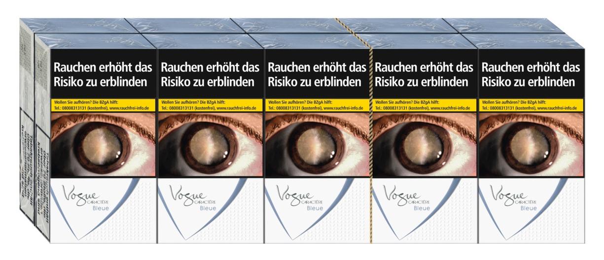 Vogue Zigaretten Caractere Bleue 1 Stange 10x20 Stück