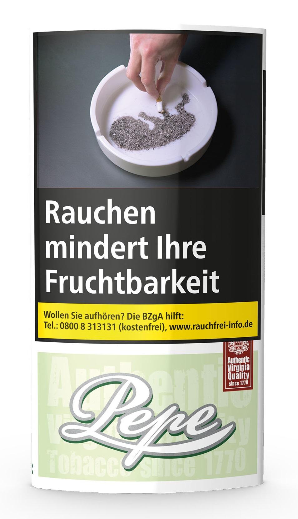 Pepe Zigarettentabak Bright Green 1 Gebinde 5x30 Gramm