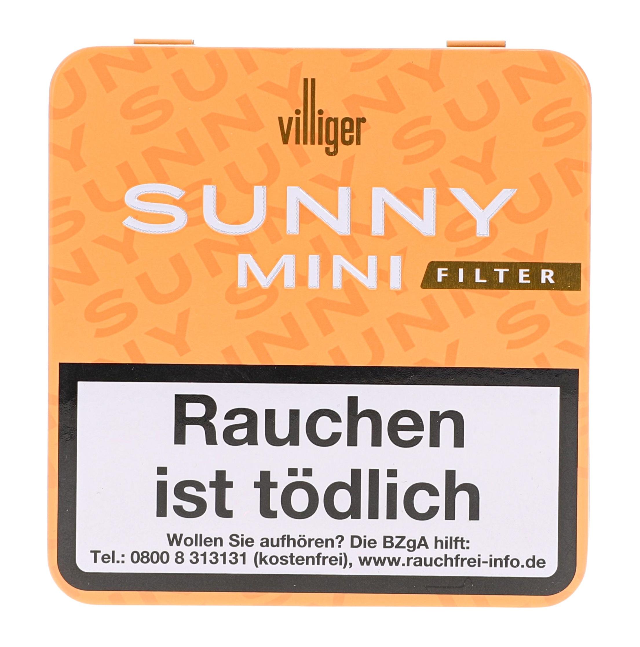 Villiger Zigarillos Sunny Mini Filter 1 Stange 5x20 Stück
