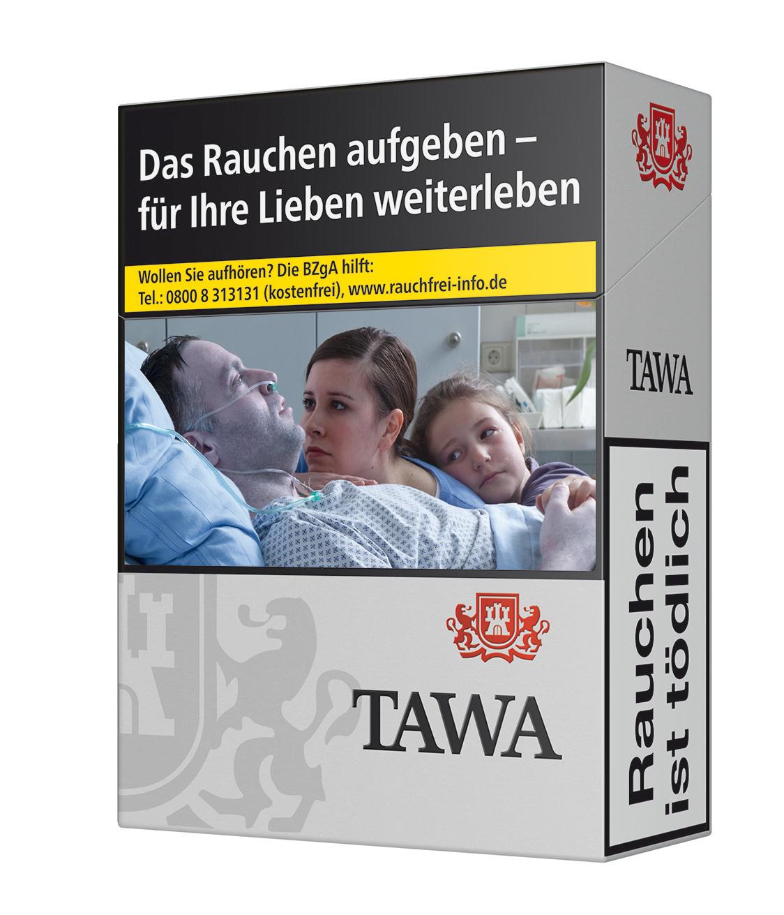 Tawa Silver XXL Zigaretten  1 Stange