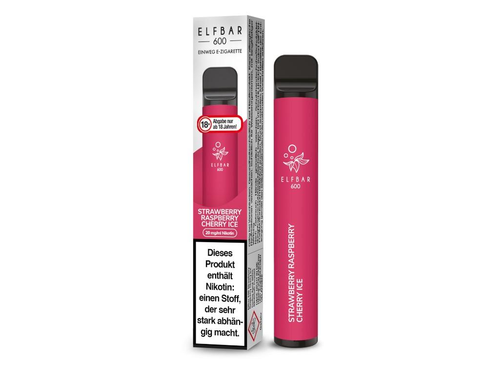 Elfbar 600 Strawberry Raspberry Cherry Ice 1 Packung