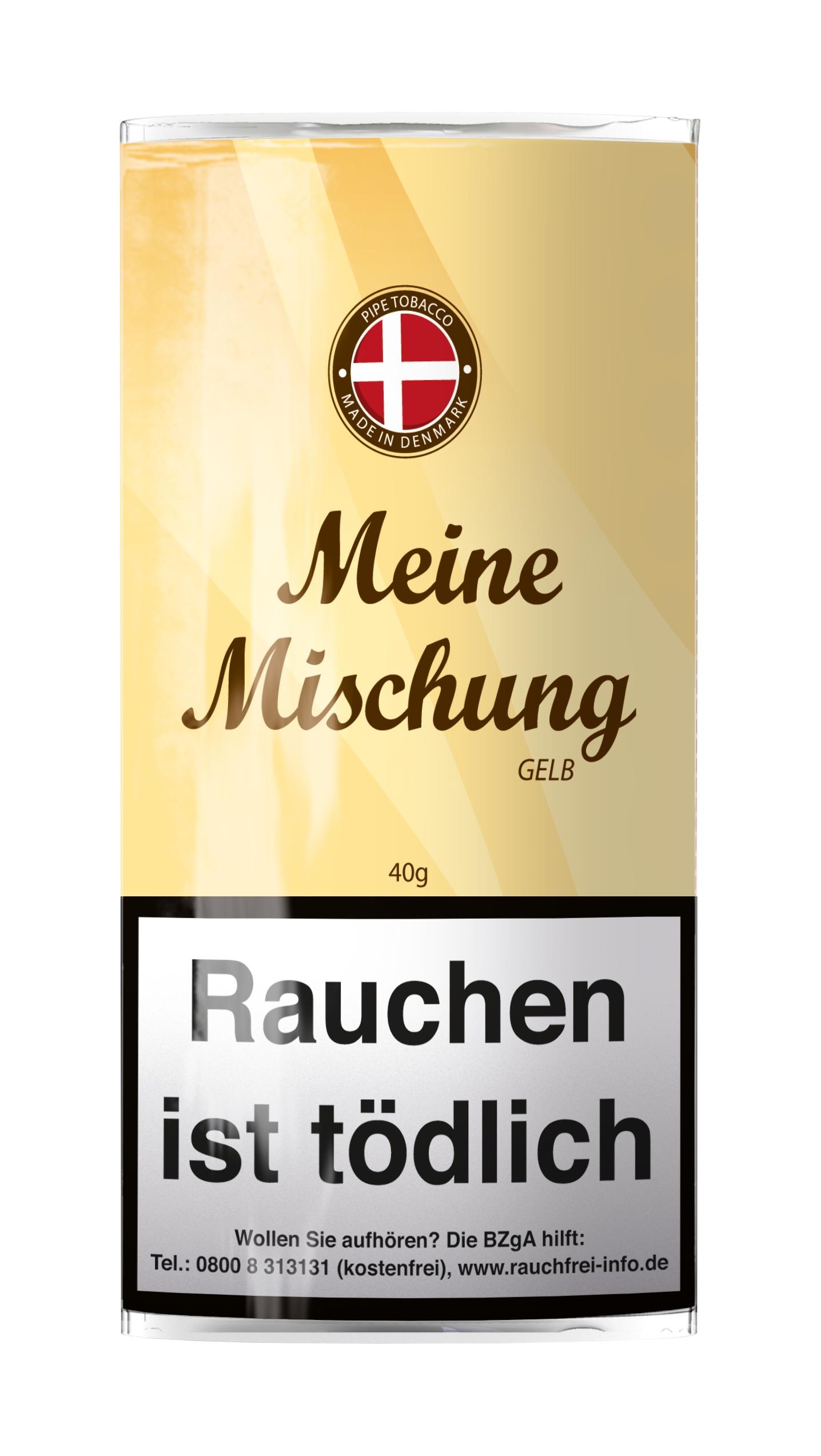 Meine Mischung Pfeifentabak Gelb 1 Stange 5x40 Gramm