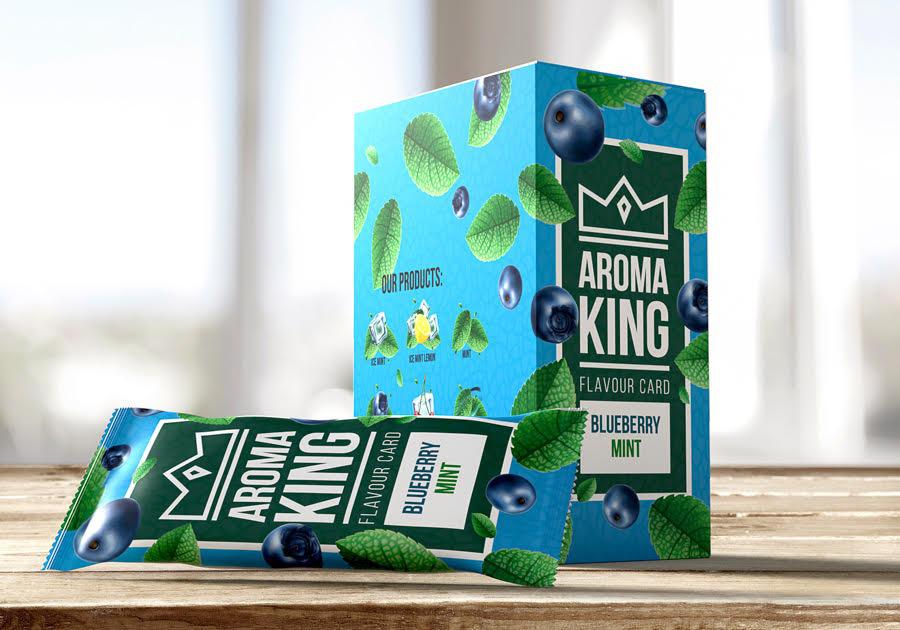 Aroma King Aromakarten Blueberry Mint 1 Packung