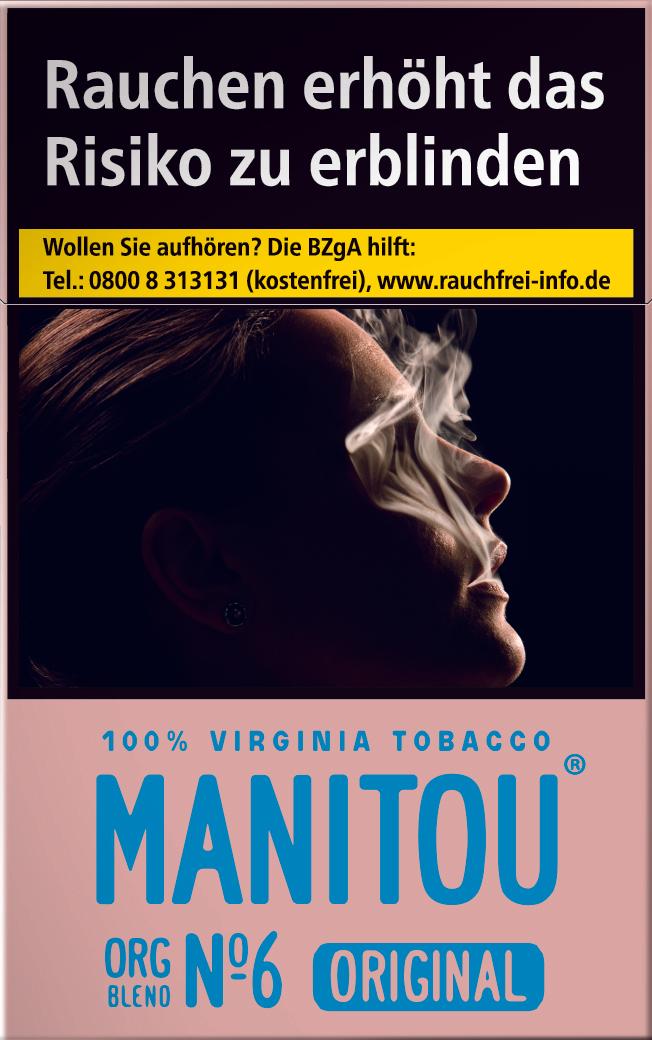 Manitou Zigaretten Organic No. 6 Pink 1 Packung