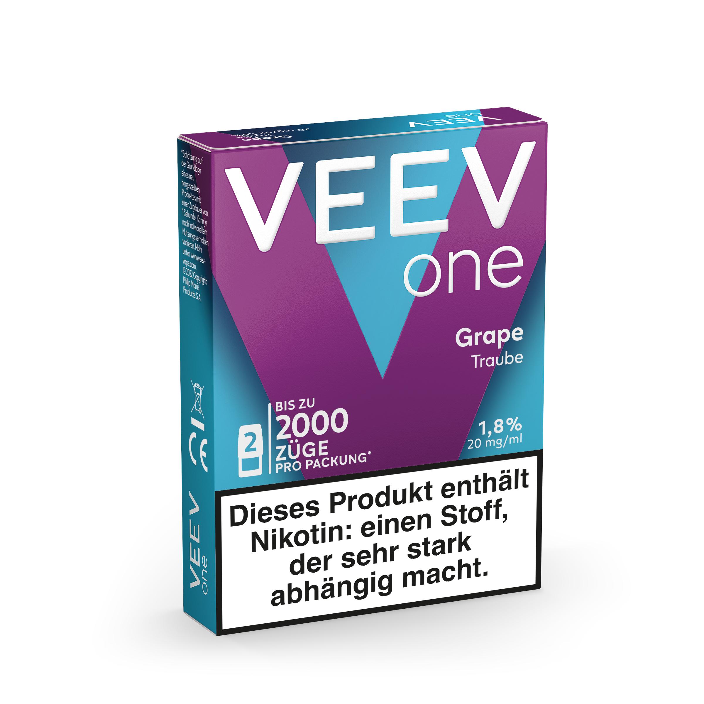 Veev One Pod Grape 20mg 1 Packung 2 Stück