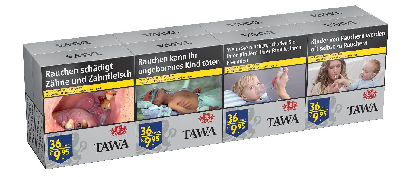 Tawa Silver 4XL Zigaretten 1 Stange 8x35 Stück