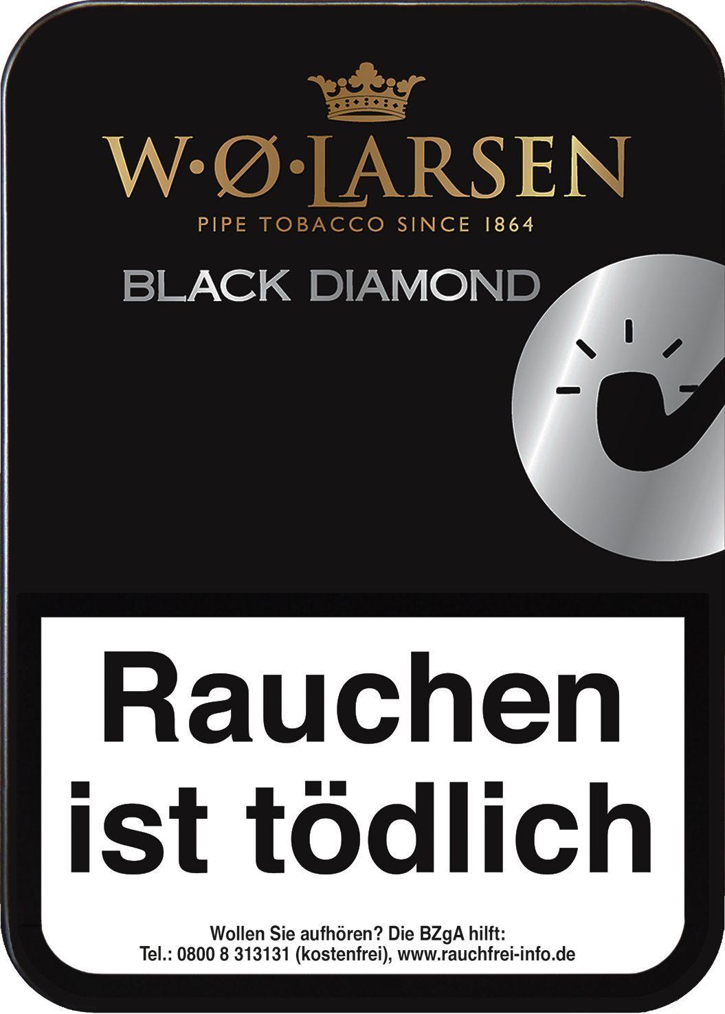 W.O. Larsen Pfeifentabak Black Diamond 1 Dose