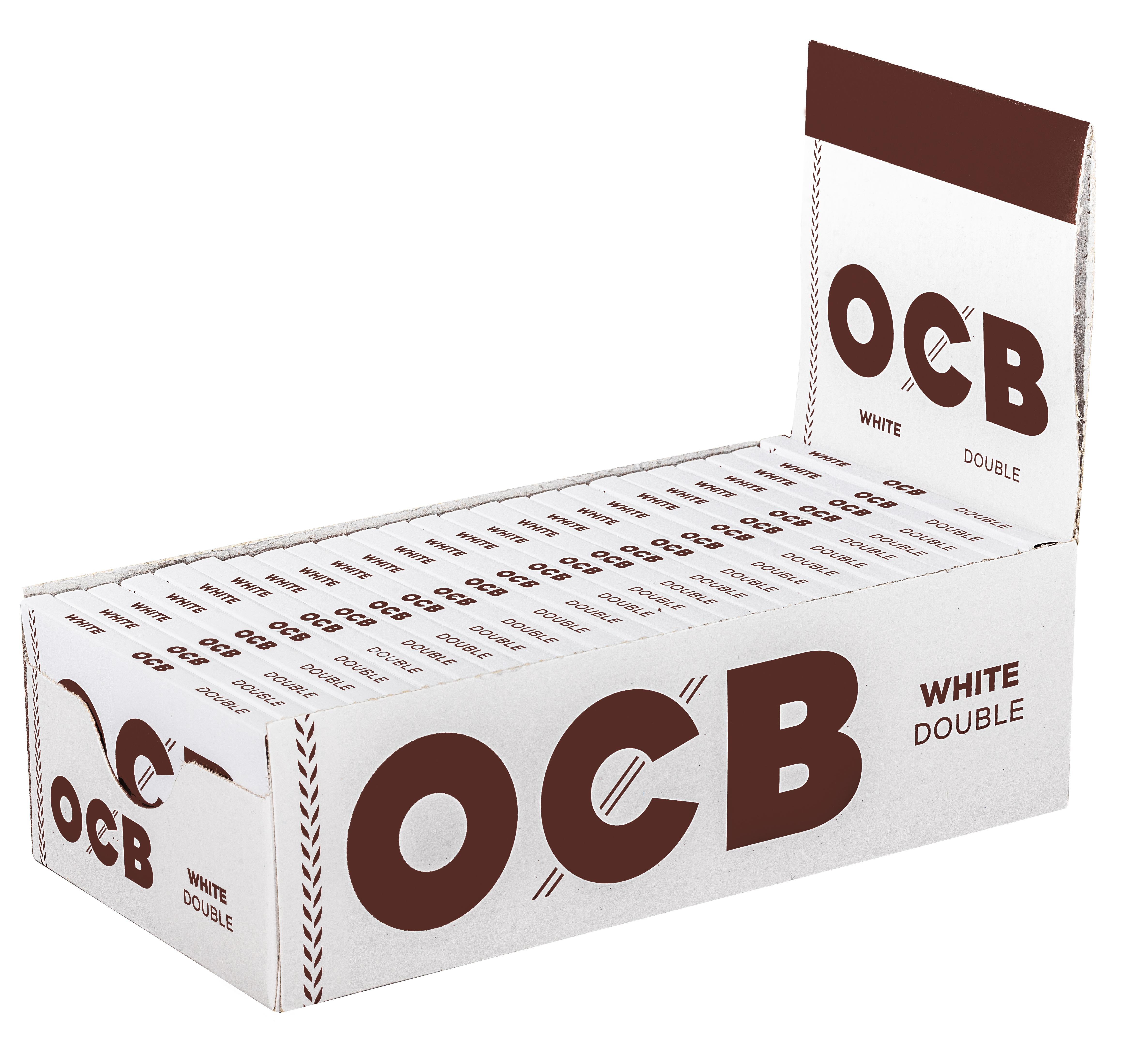 OCB Zigarettenpapier Weiß kurz 1 Stange 25x100 Stück