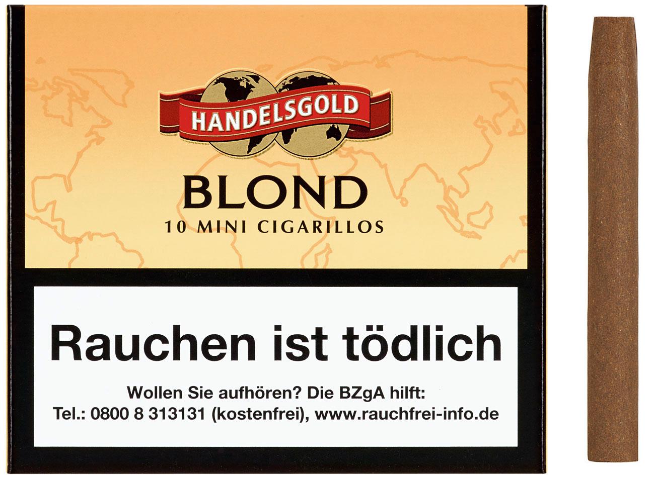 Handelsgold Zigarillos 261 Mini Blond (Vanilla) 1 Stange