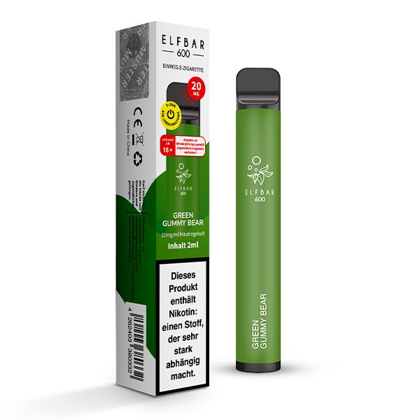 Elfbar 600 Green Gummy Bear 1 Packung