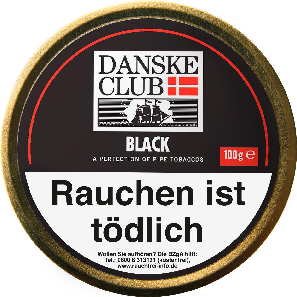 Danske Club Pfeifentabak Black 1 Dose