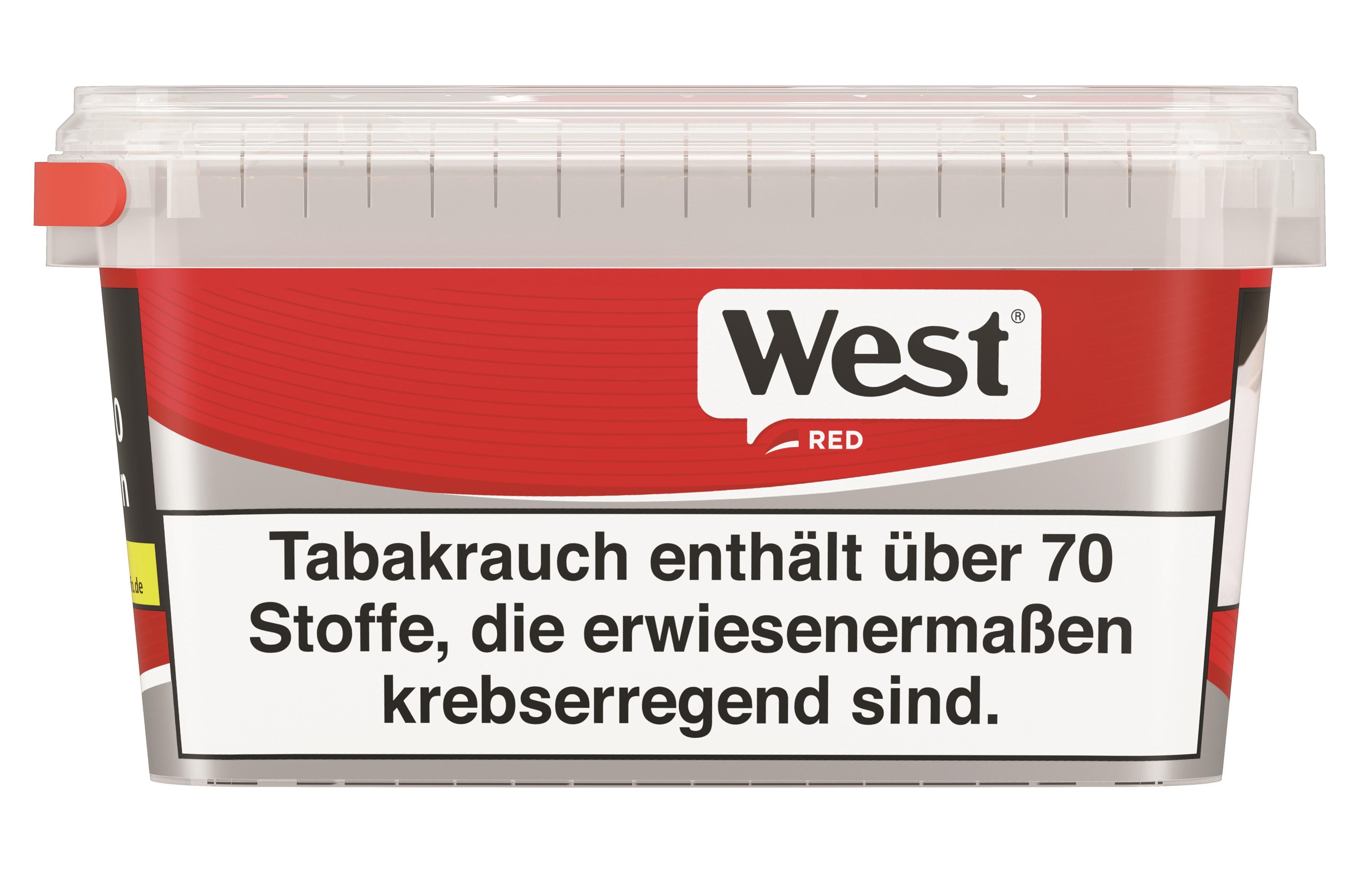 West Red Volumentabak Box 1 Eimer 115 Gramm