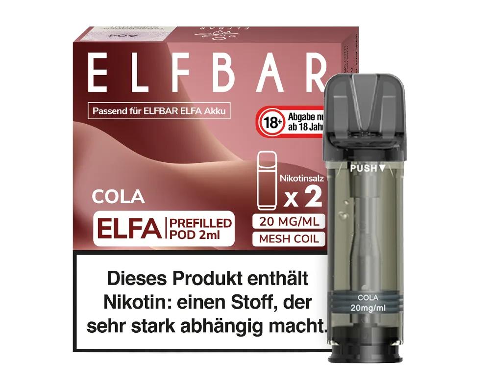 Elfbar ELFA Pod Cola 20mg/ml 1 Packung 2 Stück
