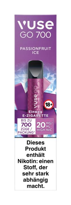 Vuse Go 1000 Einweg Vape von Vuse in Verpackung mit eingebautem Akku für bis zu 1000 Züge, 1 Packung.