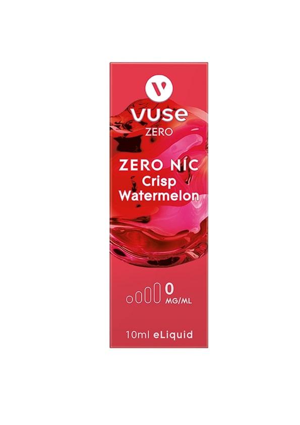 Packung Vuse Liquid Bottle nikotinfrei mit 10ml eLiquid Inhalt.