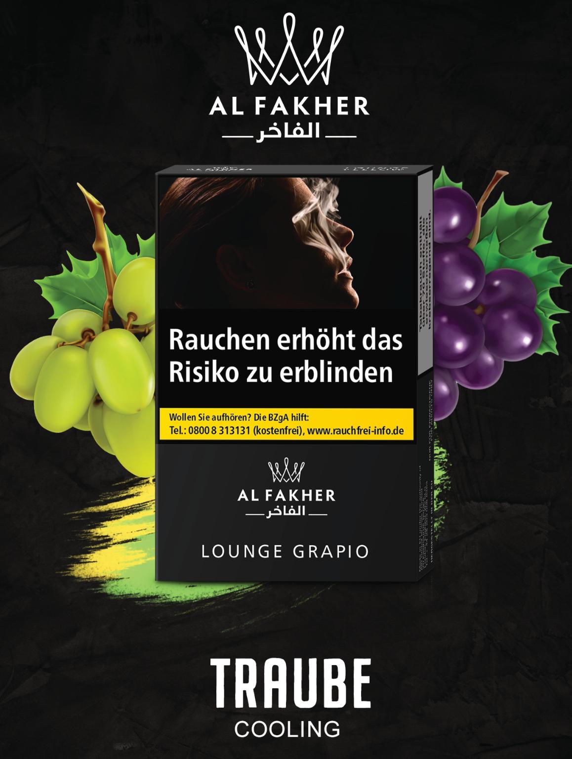 Al Fakher Grapio Lounge Edition 1 Packung