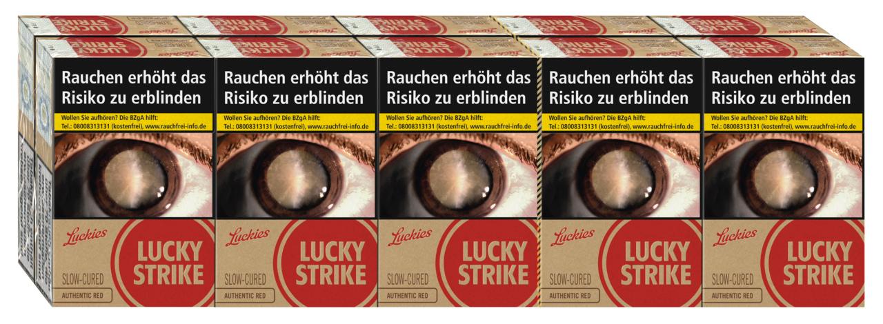 Lucky Strike Authentic Red Zigaretten 1 Stange