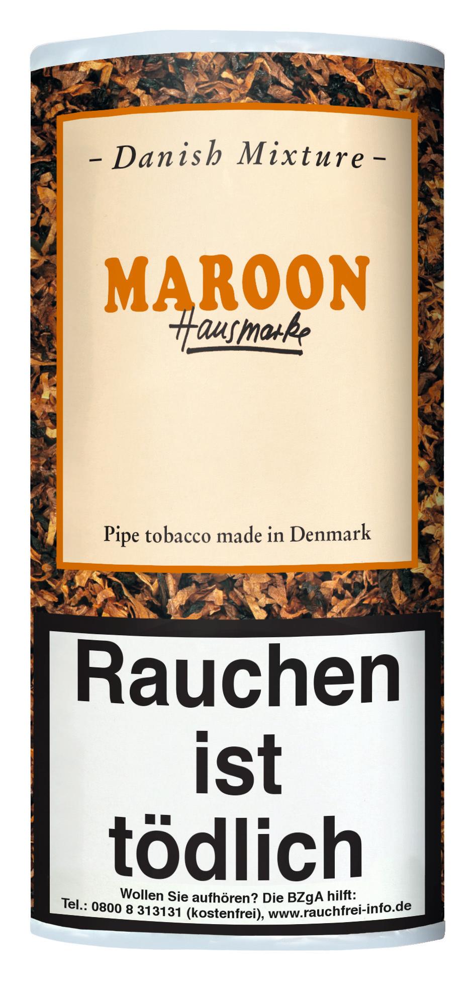 Danish Mixture Pfeifentabak Maroon 1 Stange