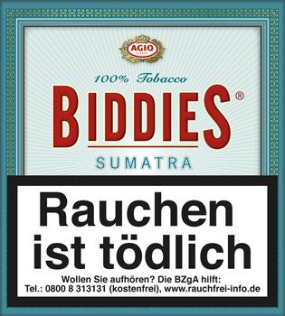 Biddies Zigarillos 100% Sumatra 1 Packung 20 Stück
