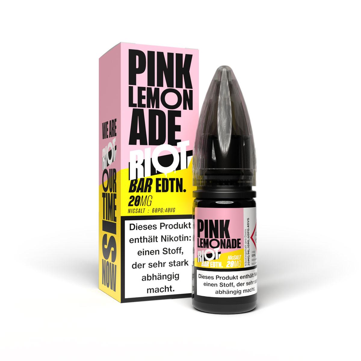 Riot Salt Pink Lemonade Liquid 20mg 1 Packung