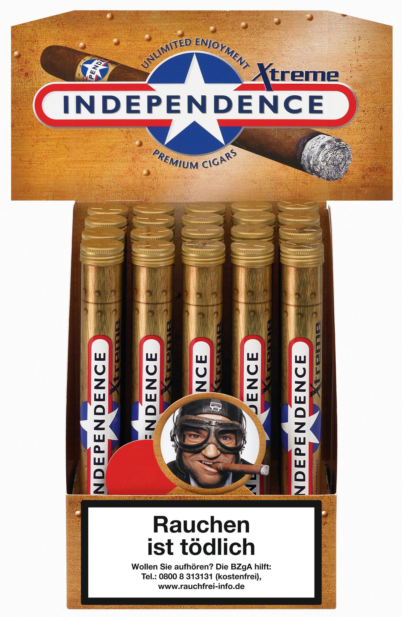 Independence Zigarren Xtreme Tubes 1 Gebinde 20x1 Stück