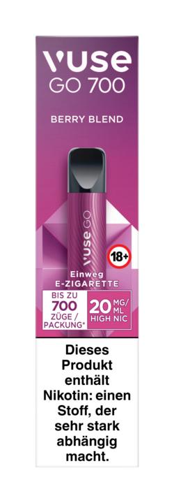 Vuse GO 700 Einweg E-Zigarette von Vuse, 1 Stück, in lila Ausführung mit bis zu 700 Zügen und 20mg Nikotin.
